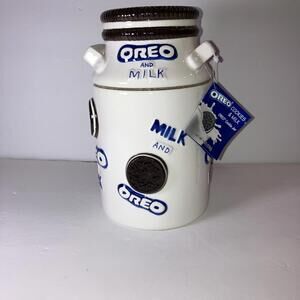 VINTAGE Nabisco Oreo Snowman Cookie Jar Houston Harvest NEW W/TAGS